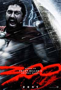 ''300''  baseado na graphic novel de Frank Miller e tem Rodrigo Santoro no elenco