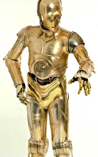Anthony Daniels interpretou o andride C-3PO na srie